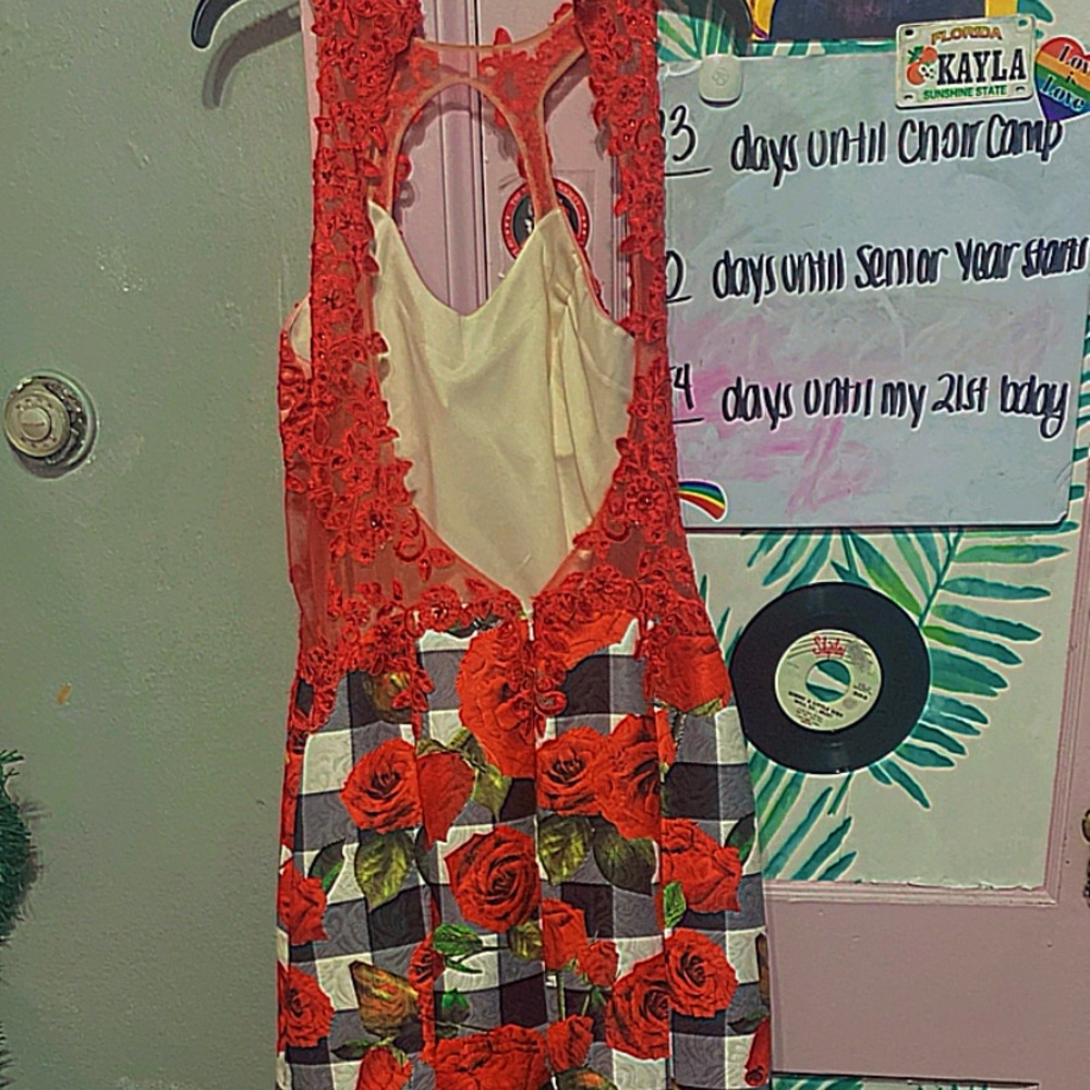 Hey everyone! So I’m selling my prom dress which is in the picture.